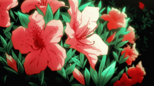 Anime Gif Anime GIF - Anime Gif Anime Flowers - Discover & Share GIFs