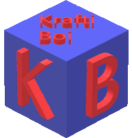 Krafti Boi Sticker - Krafti Boi Logo Stickers