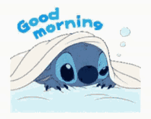 Stitch Good Morning GIF - Stitch Good Morning Sheets GIFs