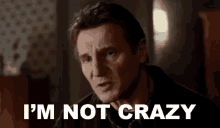 Im Not Crazy Liam Neeson GIF - Im Not Crazy Liam Neeson Believe Me GIFs