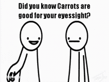 lies carrots eyesight
