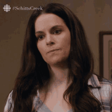 Get Up Before I Change My Mind Emily Hampshire GIF - Get Up Before I Change My Mind Emily Hampshire Stevie GIFs