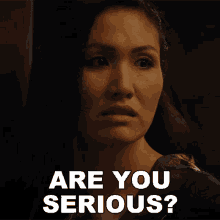 Are You Serious Violet GIF - Are You Serious Violet Blood And Treasure GIFs