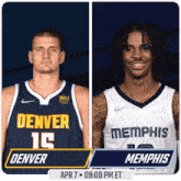 Denver Nuggets Vs. Memphis Grizzlies Pre Game GIF - Nba Basketball Nba 2021 GIFs