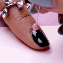 Dots Painting Nails GIF