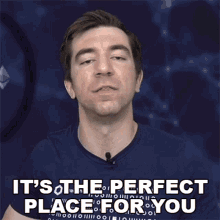 Its The Perfect Place For You Patrick Collins GIF - Its The Perfect Place For You Patrick Collins Freecodecamp GIFs