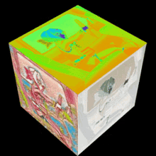 Owari No Seraph Cube GIF - Owari No Seraph Cube Spin GIFs