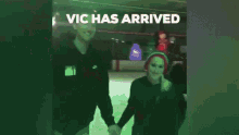 Vic Has Arrived Ice Skating GIF - Vic Has Arrived Ice Skating Funny GIFs