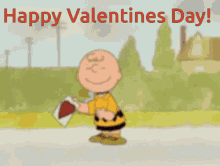 Charlie Brown Happy Valentines Day GIF