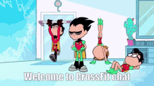 Crossfit Chat Teen Titans Go GIF