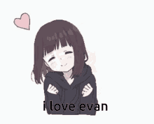 Evan Anime GIF - Evan Anime Love GIFs