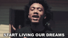 Start Living Our Dreams Bobby Sessions GIF - Start Living Our Dreams Bobby Sessions Reparations Song GIFs