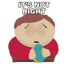 its not right eric cartman south park best friends forever s9e4
