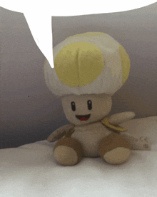 Yellow Toad Speech Bubble GIF