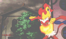Infernape Pokémon Infernape GIF - Infernape Pokémon Infernape Flamethrower GIFs