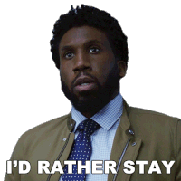 Id Rather Stay Jay Dipersia Sticker - Id Rather Stay Jay Dipersia The Good Fight Stickers