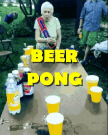Beer Pong St Patricks Day Drunk GIF