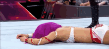 Sasha Banks Sleeping GIF - Sasha Banks Sleeping Laying Down GIFs