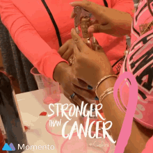cancer free breast fight pink ribbon