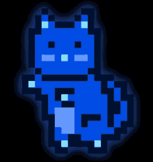 Blue Mooncat GIF - Blue Mooncat GIFs