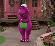 Barney The Dinosaur Pitcher GIF - Barney The Dinosaur Pitcher Baseball GIFs