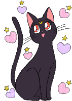 Love Cat Sticker - Love Cat Cartoon Stickers