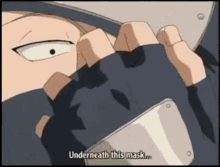 Naruto Kakashi GIF - Naruto Kakashi Underneath GIFs