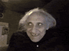 creepy old lady gif