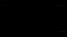 a dark blue background with a green glowing object