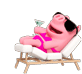 Relaxing Chilling Sticker - Relaxing Chilling Living My Best Life Stickers