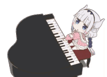 Anime Piano GIF - Anime Piano Kawaii GIFs