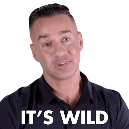 Its Wild Mike Sorrentino Sticker - Its Wild Mike Sorrentino Jersey Shore Family Vacation Stickers