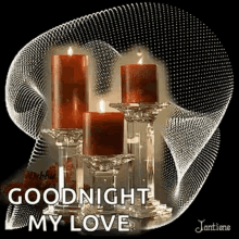 Good Night Candles GIF - Good Night Candles My Love GIFs