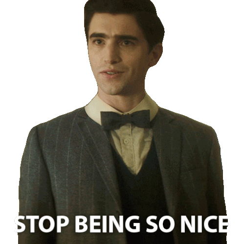 Stop Being So Nice Edwin Paine Sticker - Stop Being So Nice Edwin Paine Dead Boy Detectives Stickers
