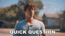 Quick Question Mark GIF - Quick Question Mark The Map Of Tiny Perfect Things GIFs