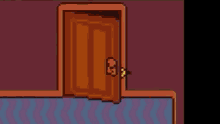 trombone playing instrument open door door close appear