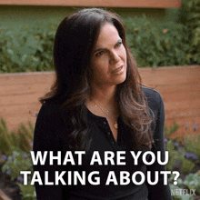 What Are You Talking About Lisa Trammell GIF - What Are You Talking About Lisa Trammell Lana Parrilla GIFs