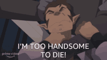 im too handsome to die scanlan shorthalt the legend of vox machina my handsomeness would go to waste dont kill my handsome self