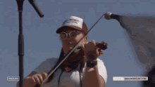 Playing The Fiddle Hailey Whitters GIF - Playing The Fiddle Hailey Whitters Stagecoach GIFs