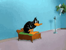 Nervous GIF - Daffy Duck Looney Tunes Nervous GIFs