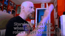 starving artists scammed
