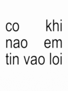 hay quay mat di va om anh them mot are written in black on a white background