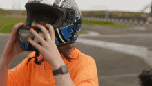 Helmet Racer GIF - Helmet Racer Tired GIFs