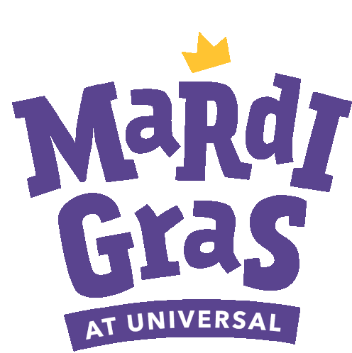 Universal Mardi Gras Sticker - Universal Mardi Gras Universal Studios Stickers