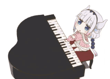 Kanna Anime GIF - Kanna Anime Piano GIFs