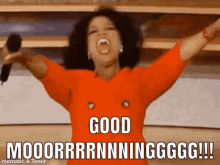 Good Morning Oprah GIF - Good Morning Oprah Scream GIFs
