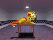 Toy Chica Toy Chica Being Sus GIF - Toy Chica Toy Chica Being Sus Wtf Is That GIFs