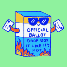 Official Ballot Drop Box Drop Box It Like Its Hot GIF - Official Ballot Drop Box Drop Box It Like Its Hot Ballot GIFs