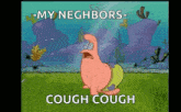 Patrick Coughing GIF - Patrick Coughing Gag GIFs