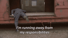 Running From Responsibilities GIF - Running From Responsibilities GIFs
